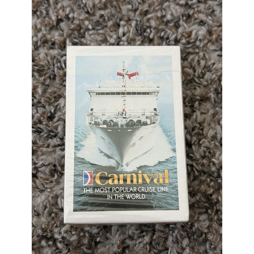 Carnival Cruise Line Ship Boat Deck of Playing Cards Vintage Old Stock 80s